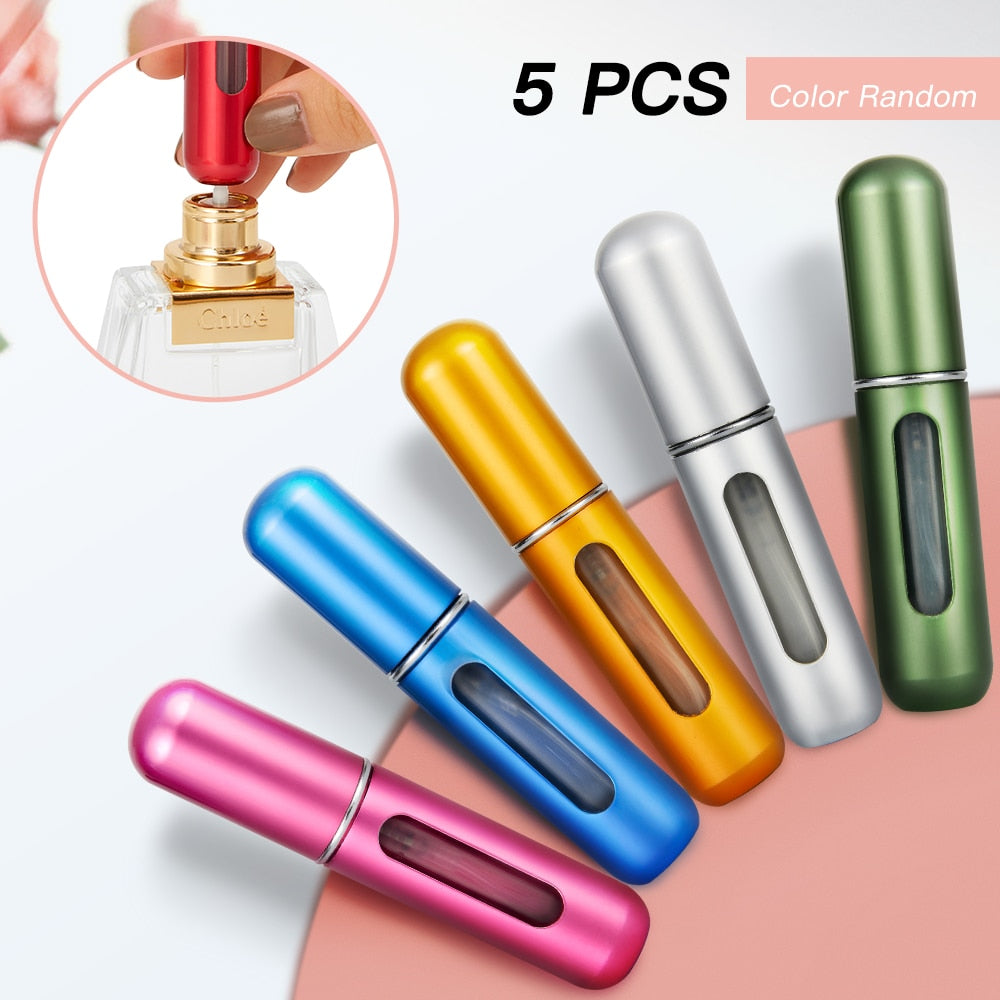 Colorful Handy Perfume Bottle -  Buy 1 Get 4 Free